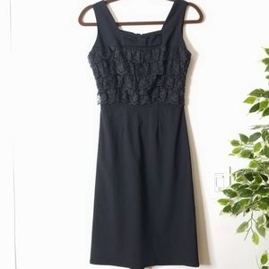 🍁🍂Stop Staring Wiggle Dress Lace Bodice